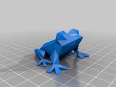 Low Poly Tree Frog 3D Printer Model