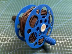 Wire Spool For Shortwave Radio Antenna Wire 3D Printer Model