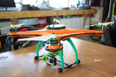 Top Cover Hiro Frame Quadcopter 3D Printer Model