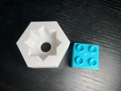 Simple Lego Duplo Adapter For Gravitrax 3D Printer Model