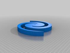 Victor Spiral Clock 3D Printer Model