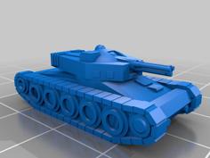 BHI Improved Light Tank 3D Printer Model