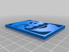 Fsociety Logo 3D Printer Model