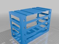 Stackable Storage Rack For Harbor Freight Assortment Boxes 3D Printer Model