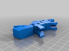 Flexi-Triceratops 3D Printer Model