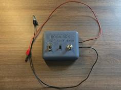 ‘BOOM Box’ High Voltage Capacitor Bank Case 3D Printer Model