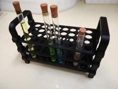 Test Tube Holder Rack 8×4 3D Printer Model