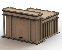 Laser Cut Solomon Temple