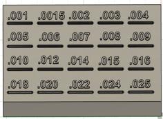 Feeler Gauge Block 3D Printer Model