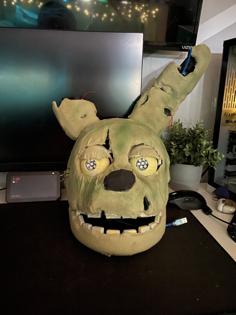 FNaF Working Spring Trap Head (updated) 3D Printer Model