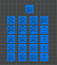 4 CMBG – Mech Inf Bn, Coy – ORBAT Tokens 3D Printer Model