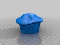 Homemade Blueberry Muffin From Nancy’s Kitchen 3D Printer Model