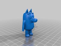 Bluey – Standing Tall 3D Printer Model