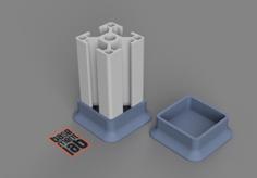 Floor Mount Base Low_3030 Aluminium Profile 3D Printer Model