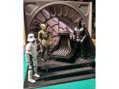 Throne Room Death Star Diorama 10cm Action Figures 3D Printer Model