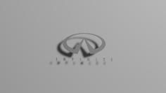 Infiniti Logo 3D Printer Model