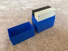 3.5″ Floppy Disk Storage Box With Lid 3D Printer Model