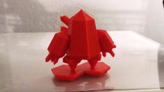 Low Poly Crystal Golem Miniature (Regice Pokemon Remix) 3D Printer Model