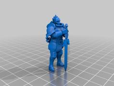 Eternally Vigilant Sword Knight 3D Printer Model