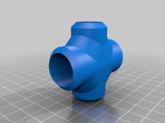 LED Prop Pipe Connectors 3D Printer Model