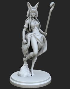 Egyptian Goddess 3D Printer Model