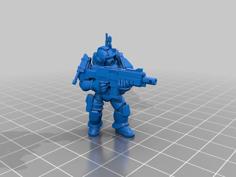 Halo Marine Aiming 3D Printer Model