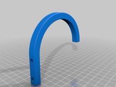 Vinyl Roll Holder – Wall Mounted 3D Printer Model