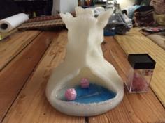 Dice Tower Tree With Pond 3D Printer Model