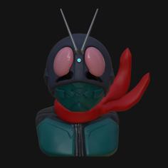 Shin Kamen Rider Bust 3D Printer Model