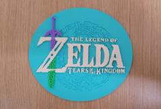 Zelda TOTK Logo 3D Printer Model