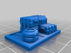 15mm Sci-fi Scatter 3D Printer Model