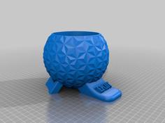 Epcot Planter ***Updated*** 3D Printer Model