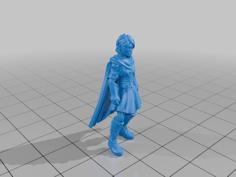 Ruby Rose Standing No Scythe 3D Printer Model