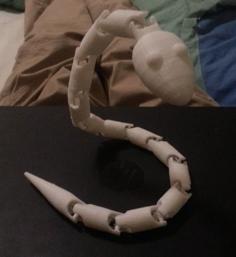 Articulated Snake 3D Printer Model