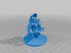 Warforged One-man Band 3D Printer Model