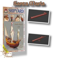 Santa Maria Ship Elements (model-shipyard.com) 3D Printer Model