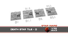 Star Wars Death Star Surface Tile D1 3D Printer Model