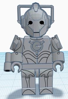 Cyberman – Doctor Who Lego 3D Printer Model