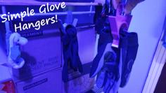 Simple Glove Hangers 3D Printer Model