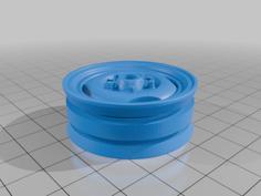 WPL C74 Suzuki Jimny Stock Disk Steel Wheels 3D Printer Model