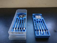 Tap & Die Holder Inserts For Raaco Drawer Units. 3D Printer Model