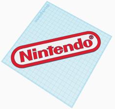 Nintendo Logo 3D Printer Model