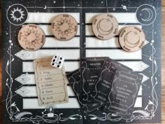 Laser Cut Phantom Ink Board Game – Team Tokens