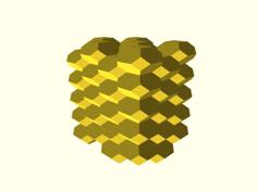 3D Honeycomb (Inspired By Slic3r) 3D Printer Model