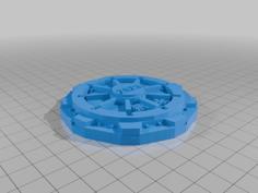 Fallout Vault Door Scout Medallion 3D Printer Model