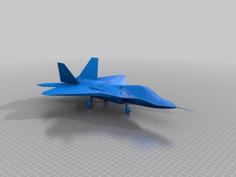 F22 Raptor Scale Model 3D Printer Model