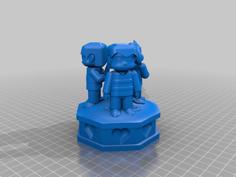 Asriel, Chara And Frisk Figure – Undertale 3D Printer Model