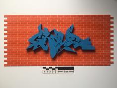 “Grave” Graffitti By Causeturk 3D Printer Model