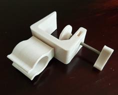 Parasol Table Vertical Support Mount 3D Printer Model