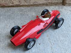 1957 Maserati 250F (Pinewood Derby Car Shell) 3D Printer Model